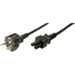 LogiLink struja priključni kabel [1x sigurnosni utikač  - 1x muški konektor c5] 1.80 m crna