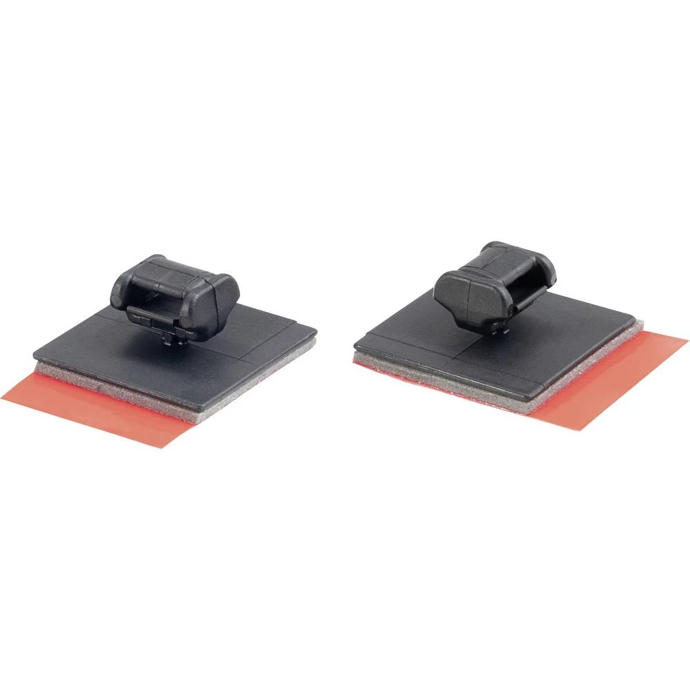 HellermannTyton FMB3APT-A postolje samoljepljiva 151-04069 crna 1 kom. slika