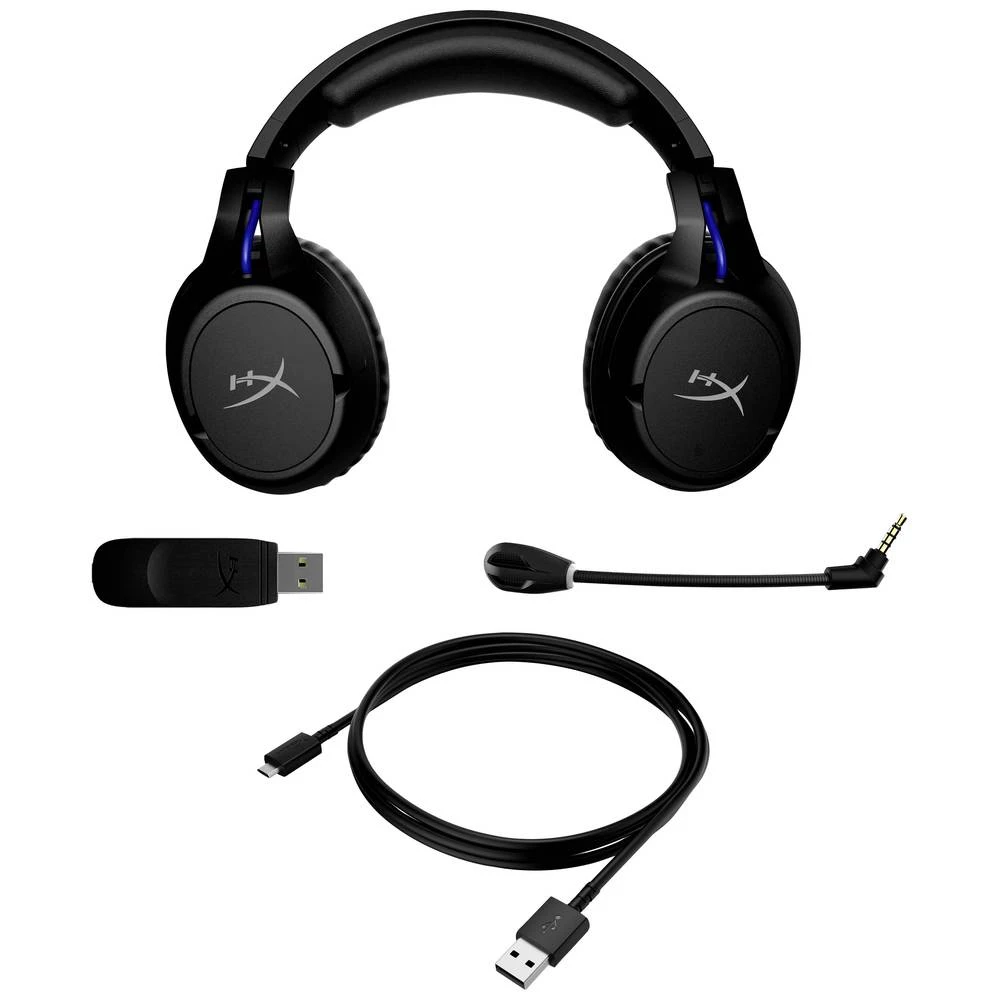 HyperX Cloud Flight Wireless igre Over Ear Headset bežični, žičani stereo crna slika