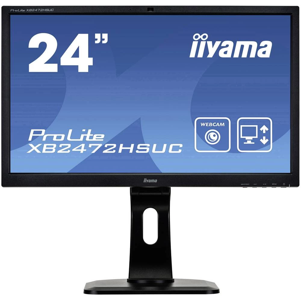 LED zaslon 59.9 cm (23.6 ") Iiyama ProLite XB2472HSUC-B1 1920 x 1080 piksel Full HD 8 ms DisplayPort, DVI, USB, VGA, Utičnica za slika