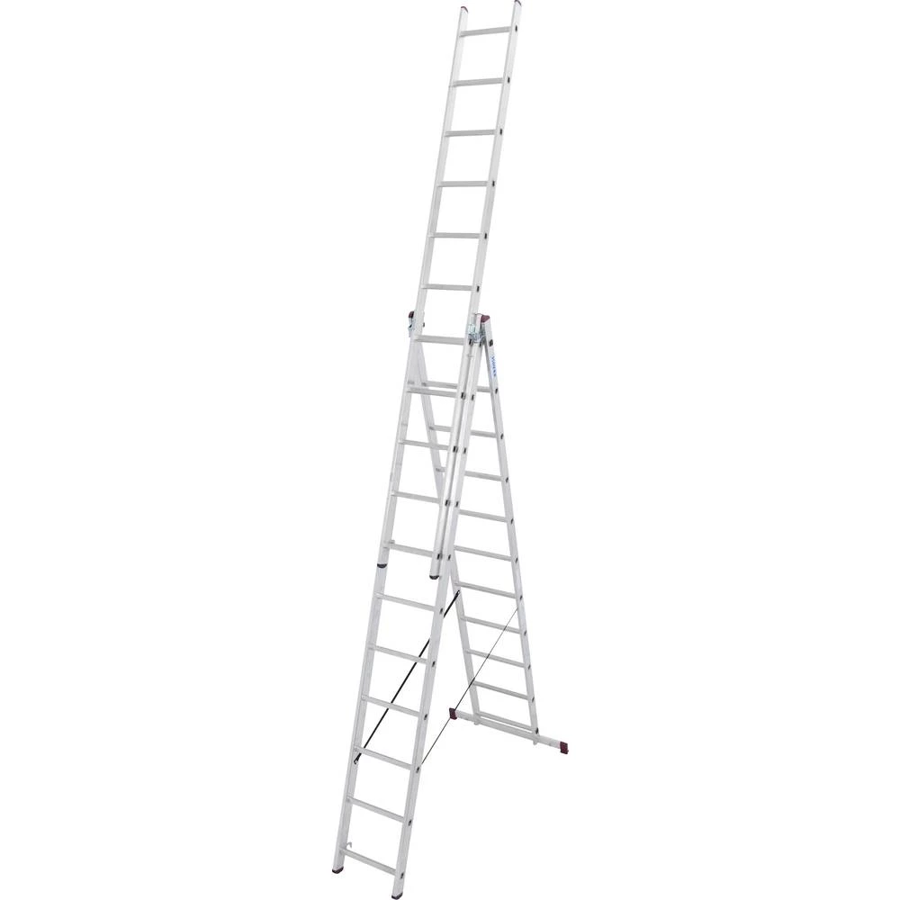 Aluminijum Višenamjenska Uklj. prečka Radna visina (maks.): 7.25 m Krause CORDA 030429 Aluminij boja 18 kg slika