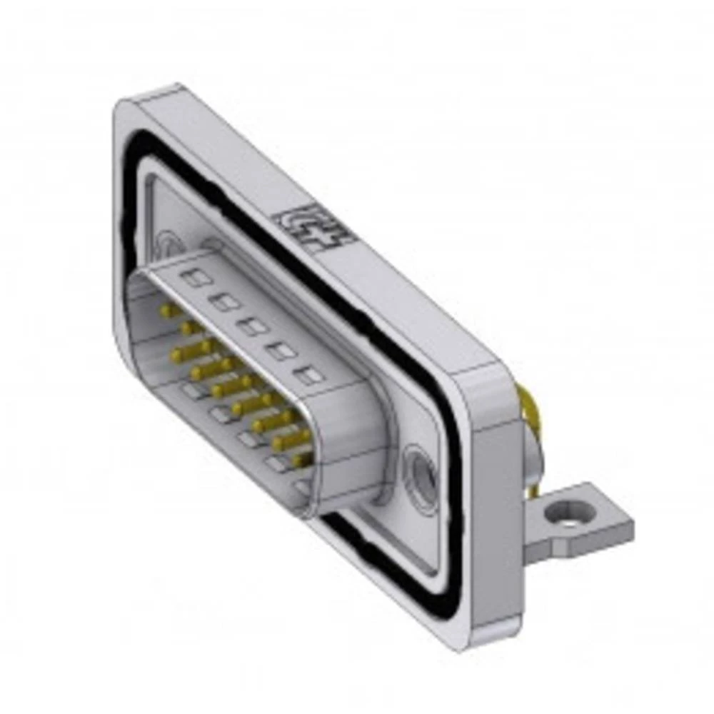 D-SUB utikač 90 ° Broj polova: 15 Lem, Pinovi DELTRON SWISS 1 ST slika