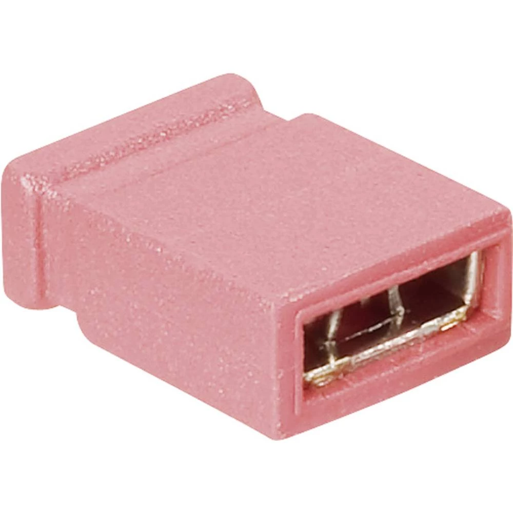 Fischer Elektronik CAB 4 G R kratkospojni mostić Raster: 2.54 mm Broj polova po redu:2 Sadržaj: 1 kom. Broj pola: 2 CAB 4 slika