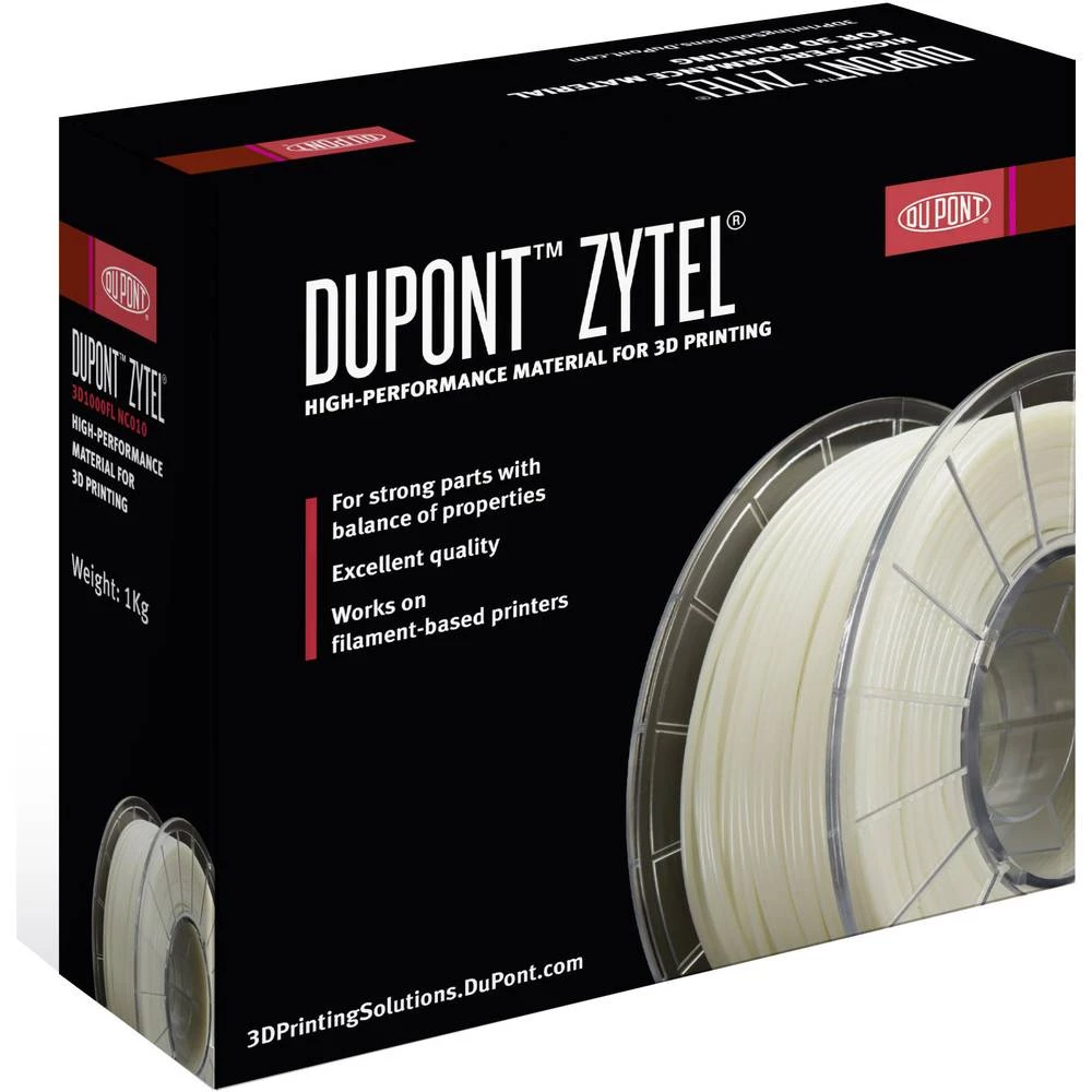 3D pisač filament DuPont Zytel&reg; Nylon PA (poliamid) 1.75 mm Prirodna 1 kg slika