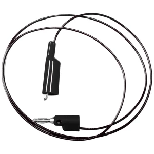 Mueller Electric BU-2030-A-24-0 mjerni kabel [banana utikač 4 mm - krokodil spojka] 0.6 m crna 1 St. slika