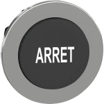 Schneider Electric ZB4FL233 prednji element za tipku plosnat, ponovno postavljiv (Ø) 30.5 mm Arrêt krom boja, crna 1 St.
