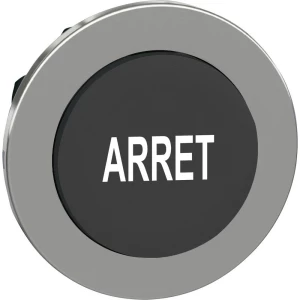 Schneider Electric ZB4FL233 prednji element za tipku plosnat, ponovno postavljiv (Ø) 30.5 mm Arrêt krom boja, crna 1 St. slika