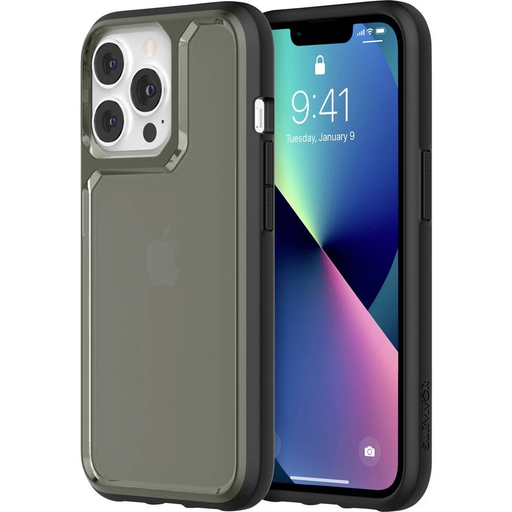 Griffin  Survivor Strong Case  stražnji poklopac za mobilni telefon  Apple  iPhone 13 Pro  crna, prozirna slika