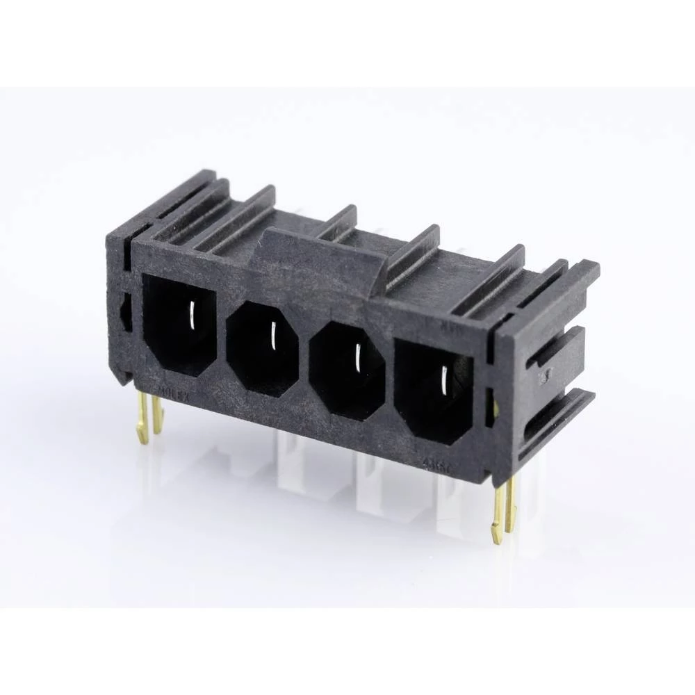 Molex ugradna standardna letva s muškim kontaktima Ukupan broj polova 4 Raster: 7.50 mm 431605304 1 St. Tray slika