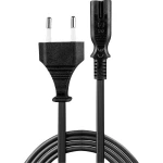 LINDY struja priključni kabel [1x europski muški konektor - 1x ženski konektor za manje uređaje c7] 2.00 m crna