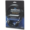 HiFi Naglavne slušalice Manhattan Stereo Kopfhörer Na ušima Crna slika