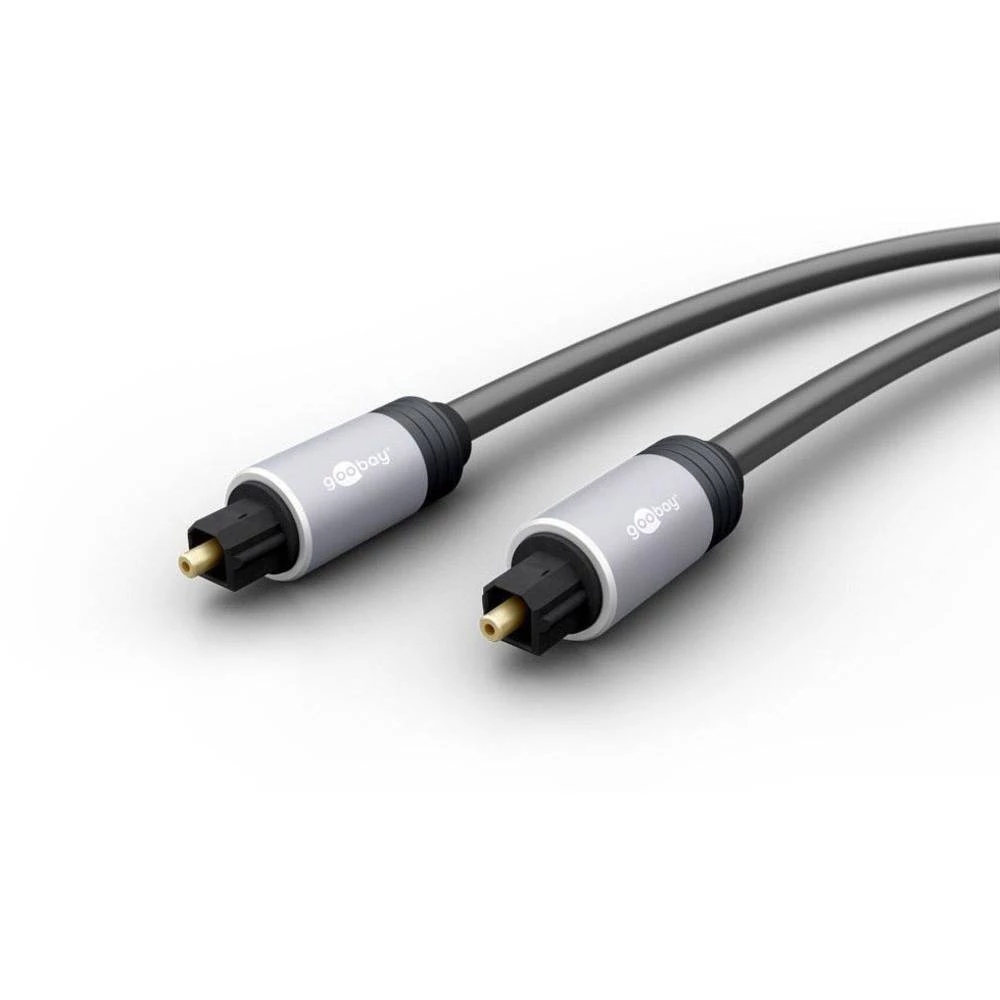 Goobay Toslink Digitalni audio Priključni kabel [1x Muški konektor Toslink (ODT) - 1x Muški konektor Toslink (ODT)] 1.5 m Crna slika