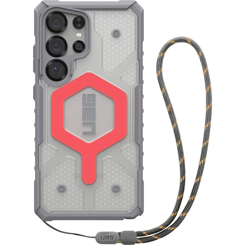 Urban Armor Gear Pathfinder vanjska torbica za mobilni telefon Samsung Galaxy S25 Ultra crvena, prozirna induktivno punj slika