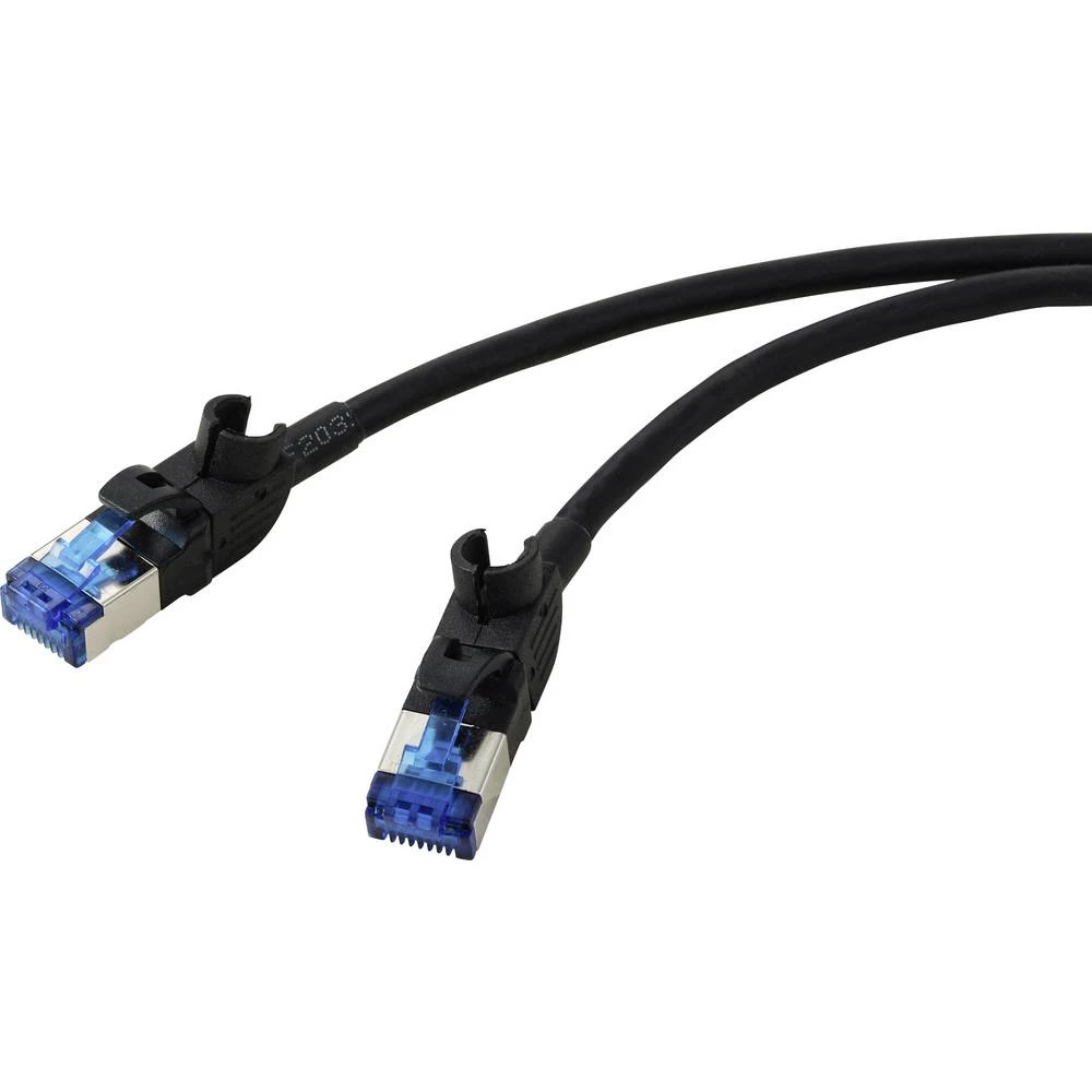 Renkforce RF-7116940 RJ45 spojnica mrežni kabel, Patch kabel CAT 6a 2.00 m siva (RAL 7035) 1 kom. slika