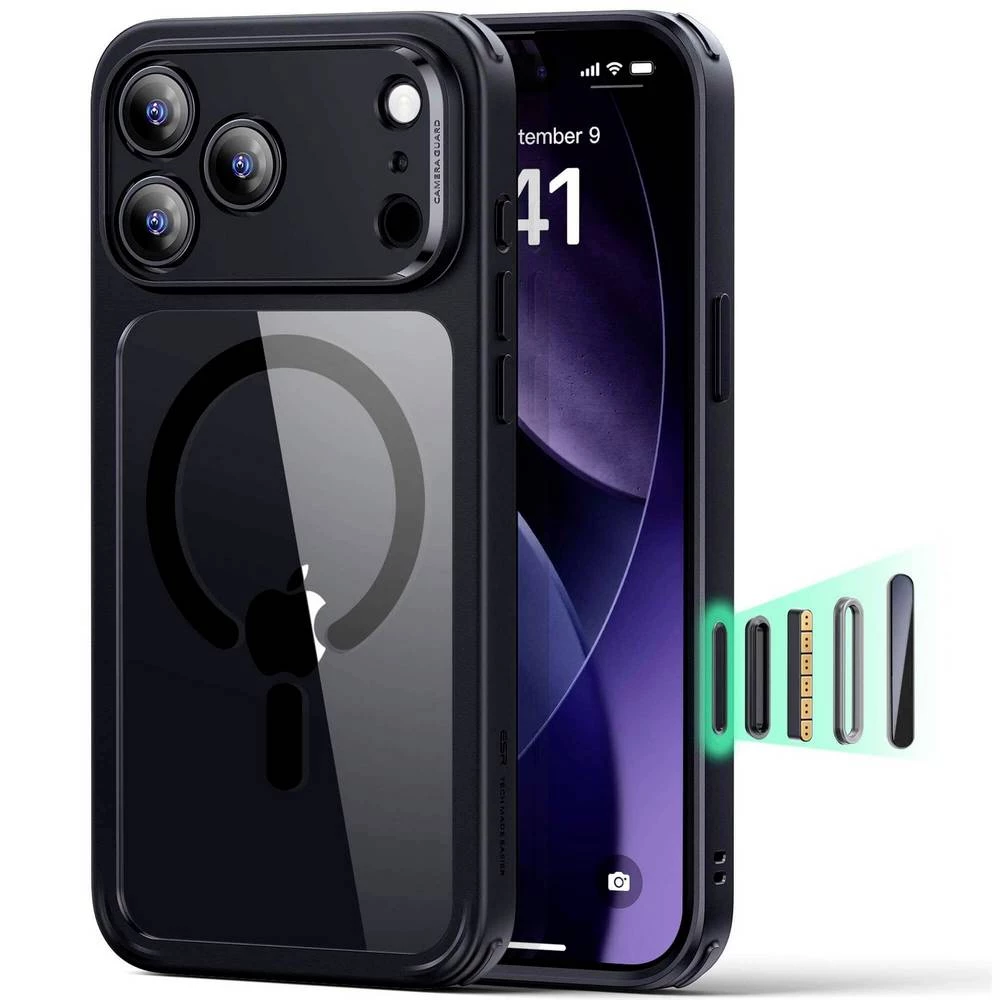 ESR torbica Apple iPhone 17 Pro Max crna, prozirna 1A86400301 slika