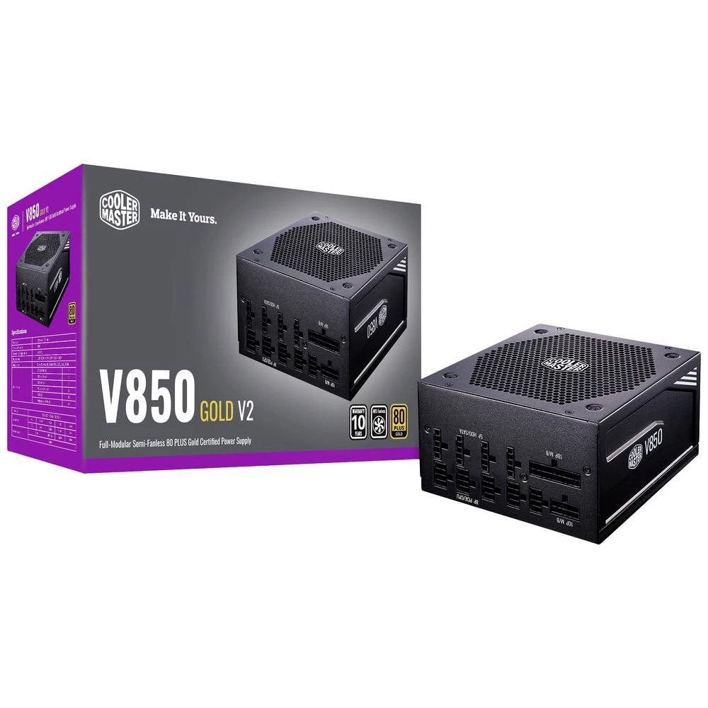 Cooler Master V Gold V2 850W A/EU Cable PC napajanje 850 W ATX 80 plus gold slika