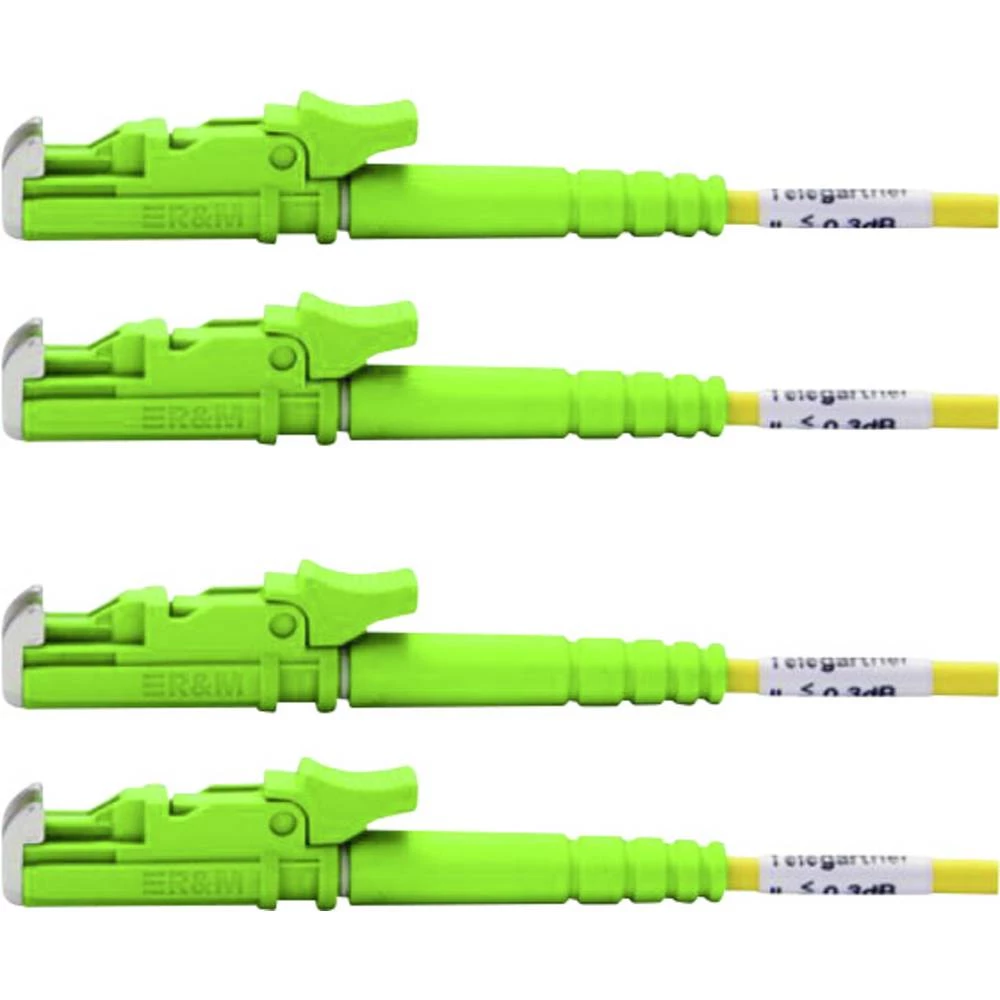 Staklena vlakna Svjetlovodi Priključni kabel [1x Muški konektor E2000&reg; - 1x Muški konektor E2000&reg;] 9/125 &micro; Singlem slika