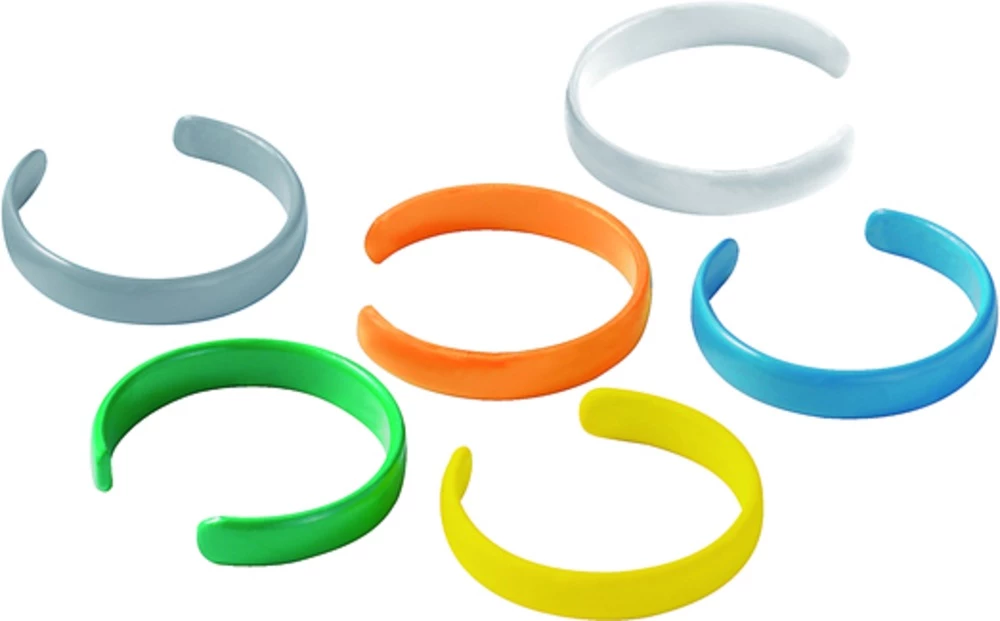 Kodirni prsten u boji, kodiranje u boji IE-CR-IP20-RJ45-FH-WH sadržaj: 10 kom. slika