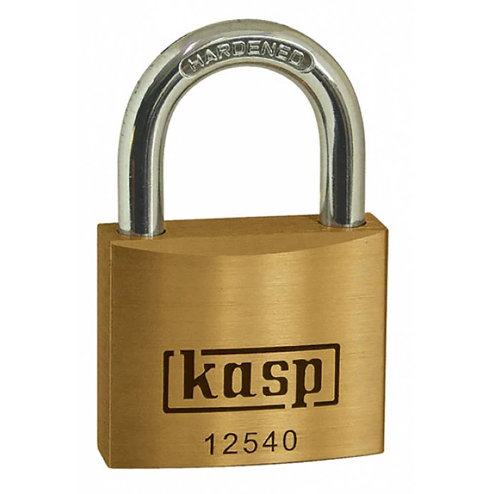 Kasp K12540A1 lokot 40 mm isto zatvaranje zlatno-žuta zaključavanje s ključem slika