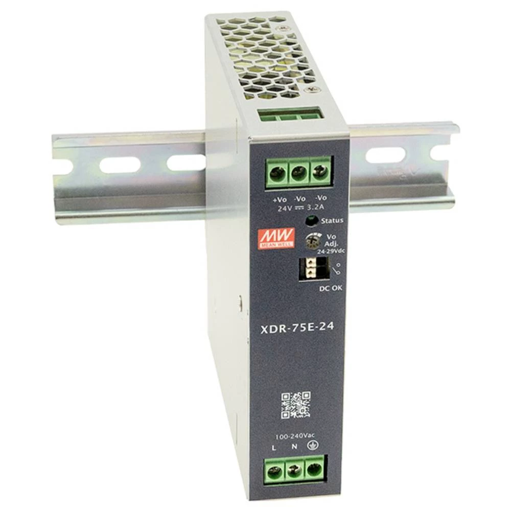 MEAN WELL XDR-75E-36 DIN-napajanje (DIN-letva) 36 V 2.1 A 75.6 W Content 1 kom. slika