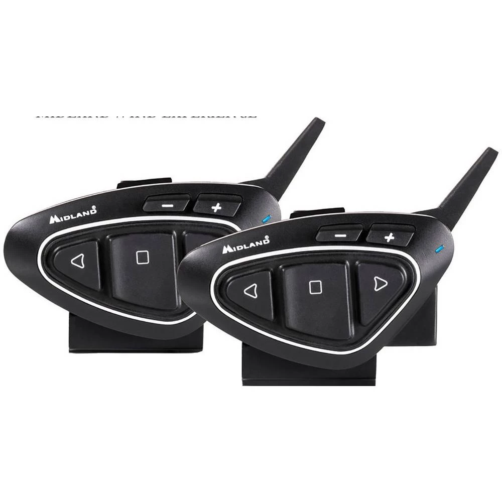 Interkom za motocikle Midland C1222.25 BT Next Pro Twin Ultra Range Prikladno za Sve vrste kaciga slika