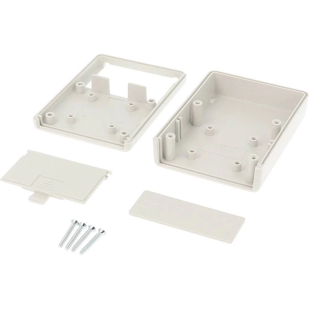 Hammond Electronics 1593ARGY univerzalno kućište 75 x 74 x 27 ABS plastika svijetlosiva 1 kom. slika