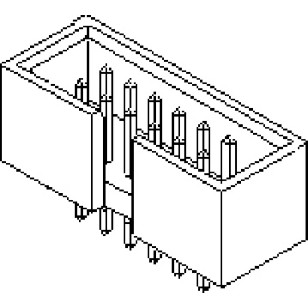 Molex 878343419 2.54mm Pitch C-Grid Header, Dual Row, Low Profile, Vertical, Shrouded, 34 Circuits, 0.13µm Gold (Au) Plat slika