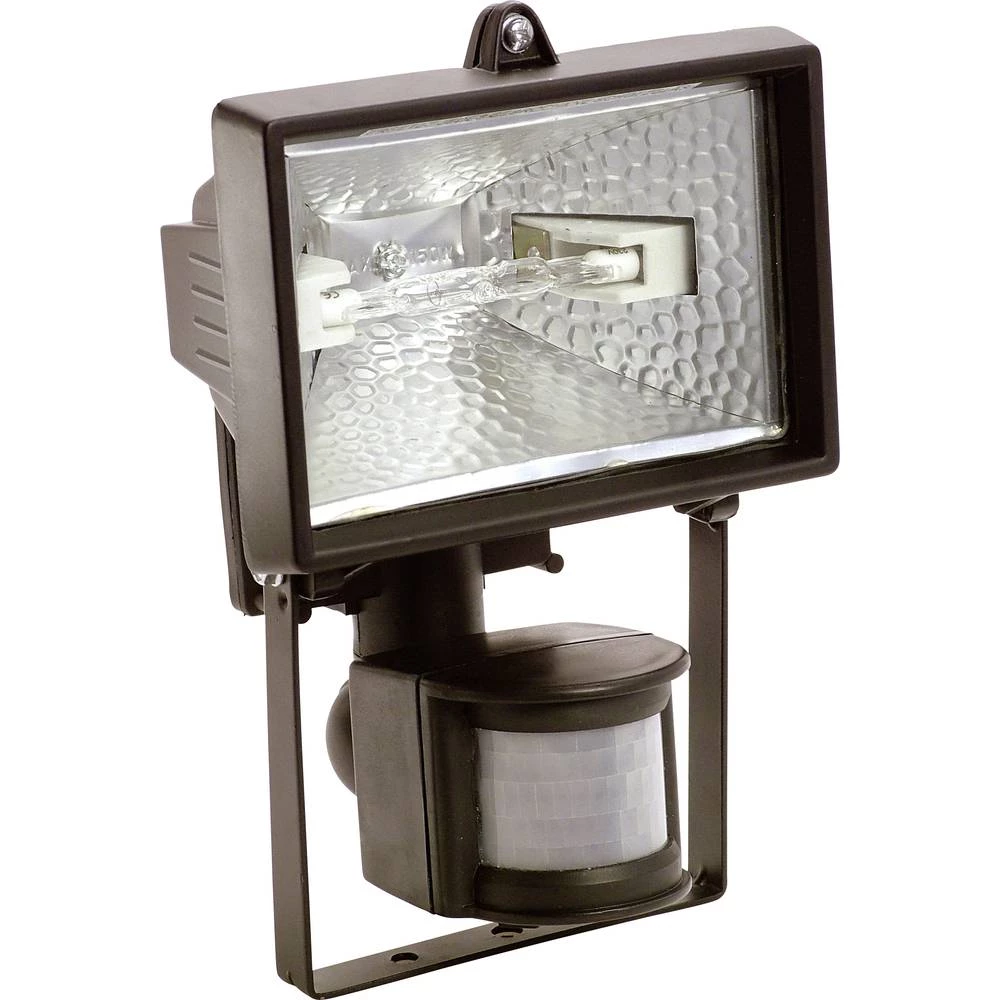 Vanjski reflektor sa senzorom pokreta Halogena žarulja 120 W R7s as - Schwabe Crna slika