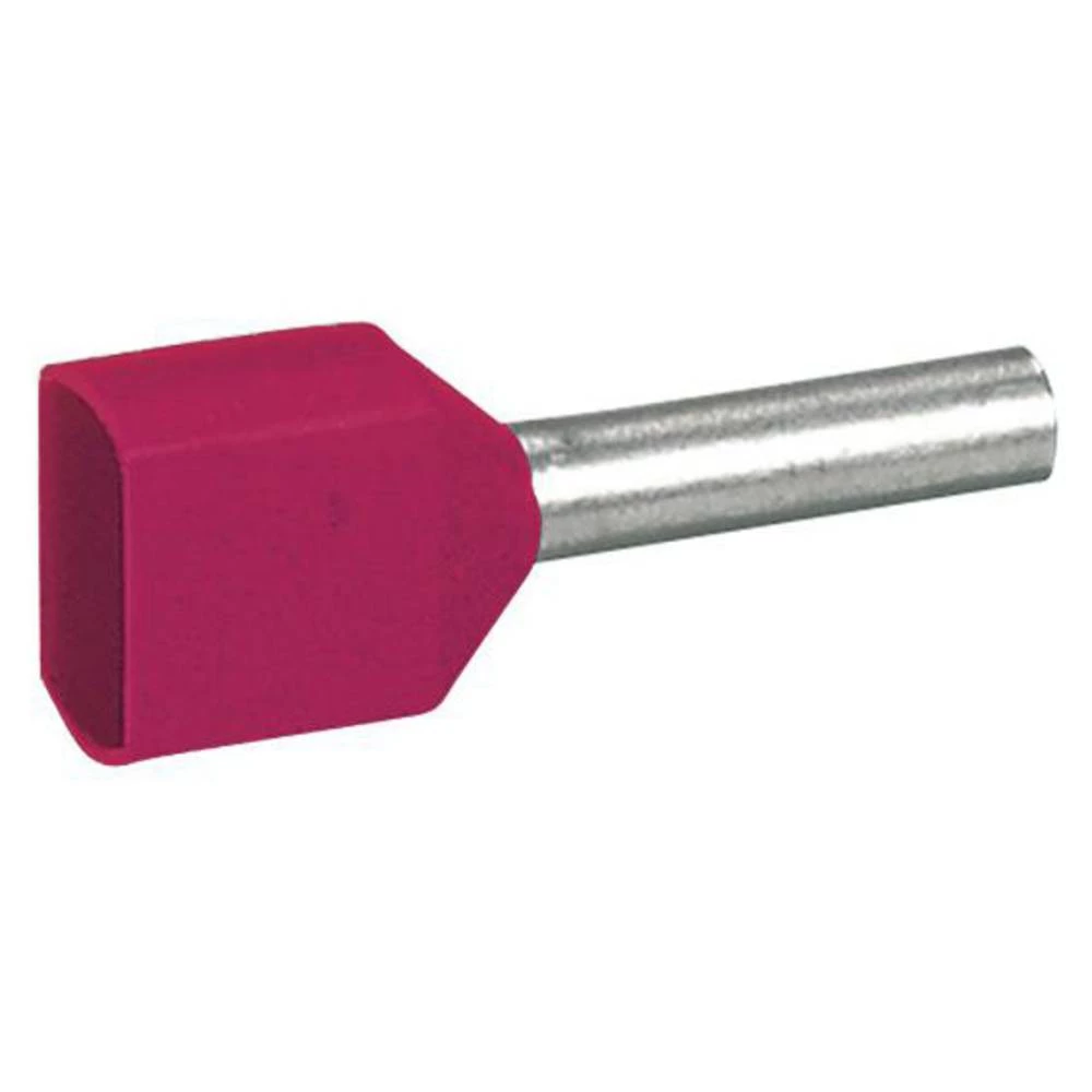 Legrand 037688 dvostruka kabelska stopica 1 mm²  crvena 500 St. slika