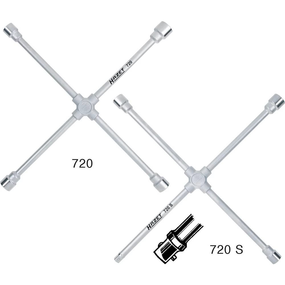 Hazet 720S 720 S križni ključ kamper, kombi, suv, automobil, kamion, autobus 1 kom. slika