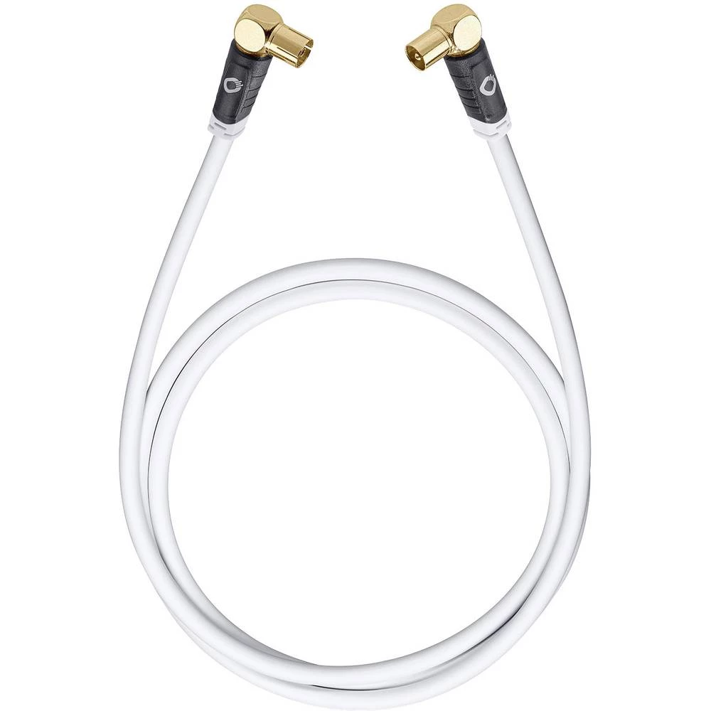 Antene, SAT Priključni kabel [1x 75 &Omega; antenski muški konektor - 1x 75 &Omega; antenski ženski konektor] 1.70 m 120 dB pozl slika