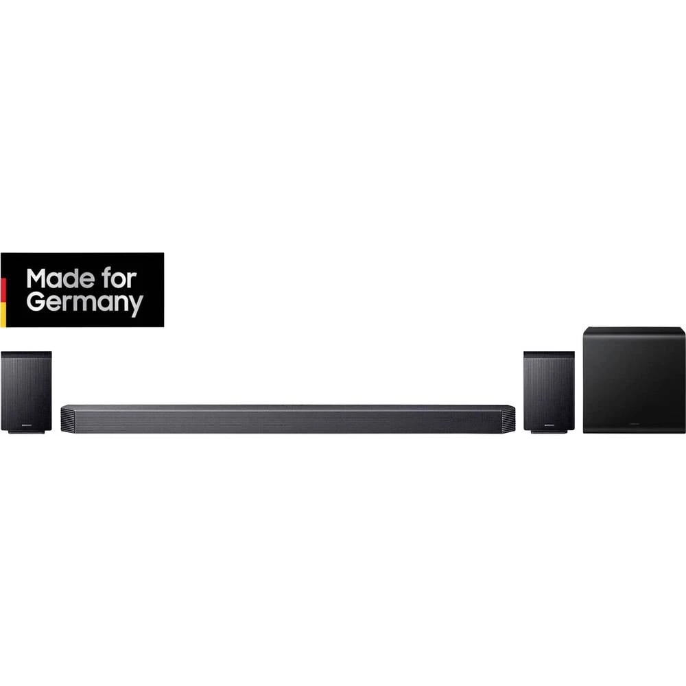 Samsung Q-Serie HW-Q935GF 9.1.4-Kanal Soundbar crna Bluetooth®, Dolby Atmos®, uklj. bežični subwoofer, zidna montaža, WL slika