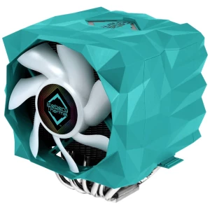 Iceberg Thermal IceSLEET X7 Hladnjak s dva procesora 12 cm Tirkizna 1 kom. Iceberg Thermal IceSLEET X7 Dual CPU hladnjak sa ventilatorom slika
