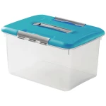 Curver 259576 kutija za pohranu Optima Classic 75 Jahre-Edition tirkiznoplava 1 St.