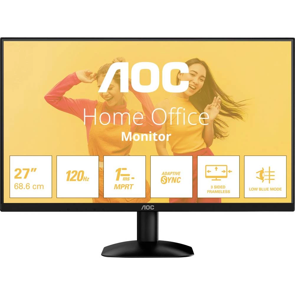 AOC B3 LED zaslon Energetska učinkovitost 2021 E (A - G) 68.6 cm (27 palac) 1920 x 1080 piksel 16:9 4 ms HDMI™, USB, VGA slika