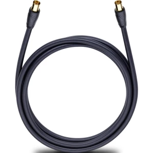 Antene, SAT Priključni kabel [1x 75 Ω antenski muški konektor - 1x 75 Ω antenski ženski konektor] 4 m 110 dB pozlaće slika