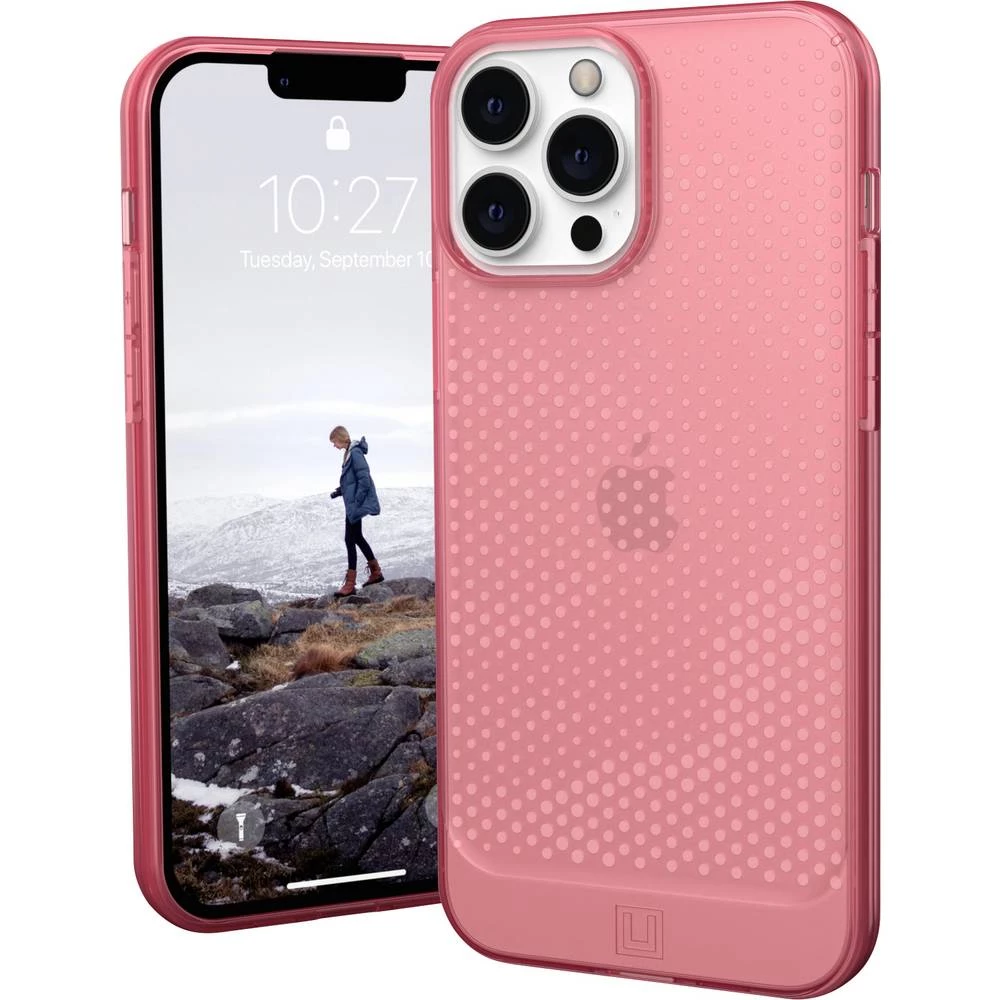 Urban Armor Gear  Lucent Case  stražnji poklopac za mobilni telefon  Apple  iPhone 13 Pro Max  ružičasta, prozirna slika