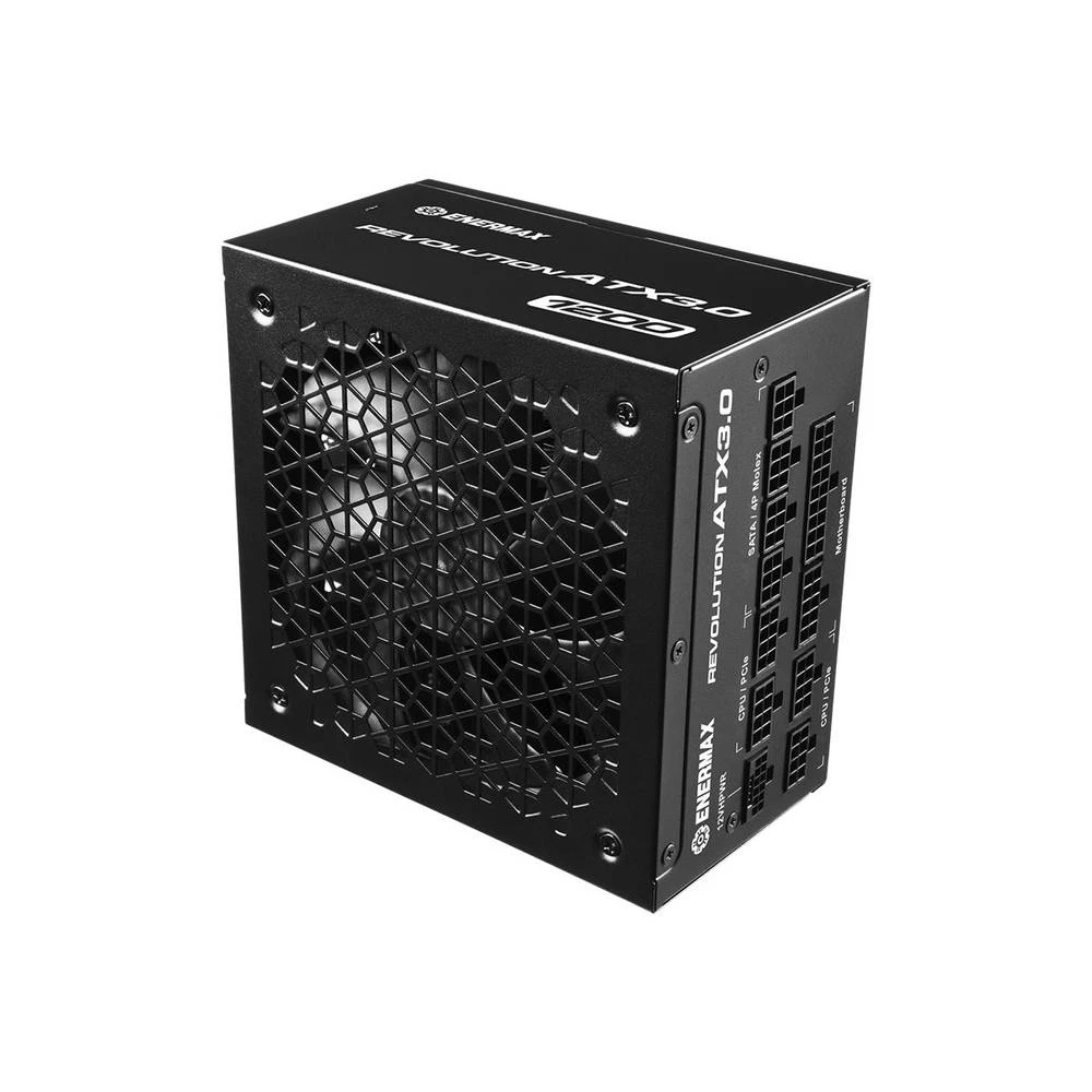 Enermax Revolution napajanje 1200 W 24-pinski ATX crni Enermax Revolution PC napajanje 1200 W 80 plus gold slika