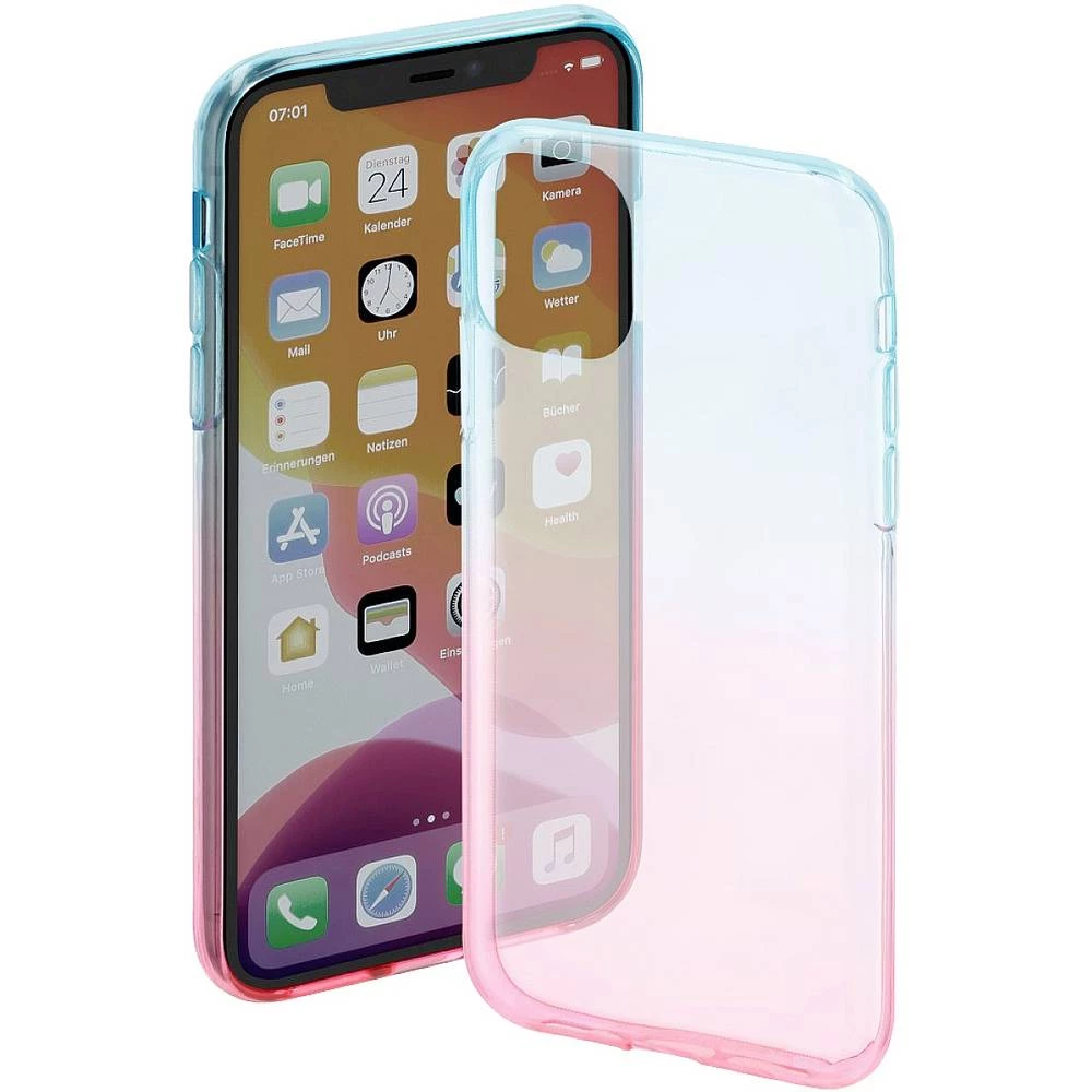 Hama "Shade" stražnji poklopac za mobilni telefon Apple plava boja, ružičasta slika