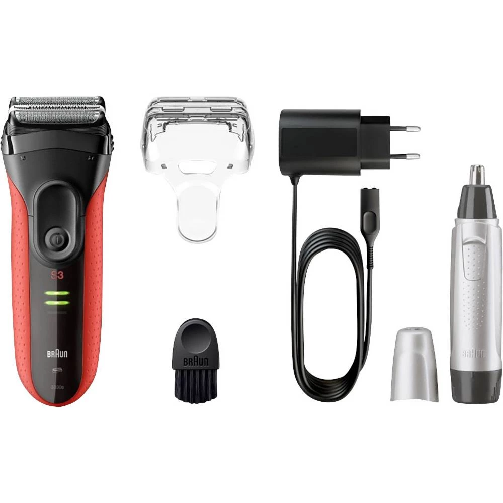 Braun 3030VS brijač perivi crvena, crna slika