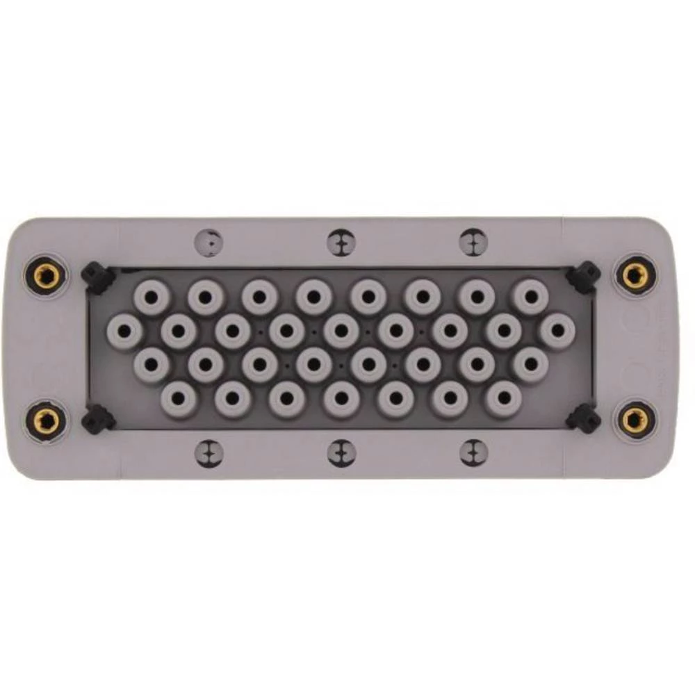 CONTA-CLIP KES-GB 32/24 GR kabelska uvodnica    Debljina ploče (maks.) 2 mm poliamid 6.6 siva 10 St. slika