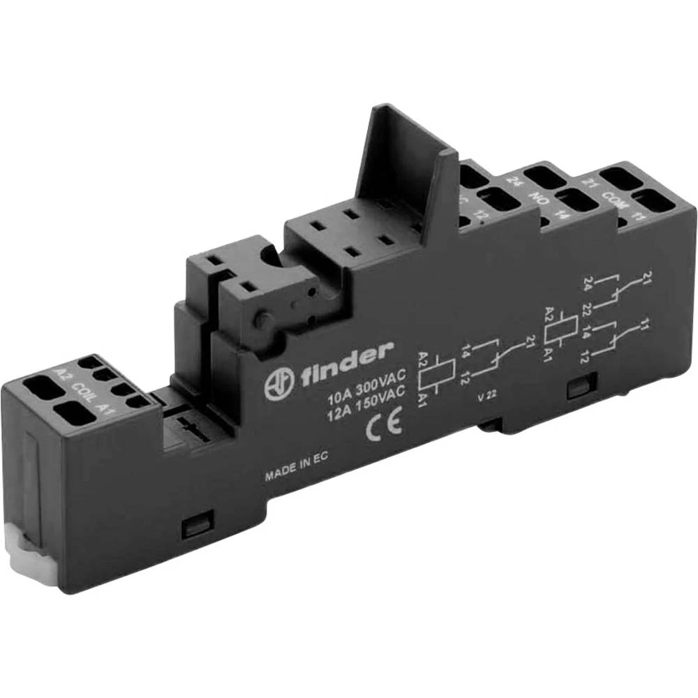 Finder 95.55.0 podnožje releja    (D x Š x V) 44.5 x 15.8 x 95.6 mm  10 St. slika