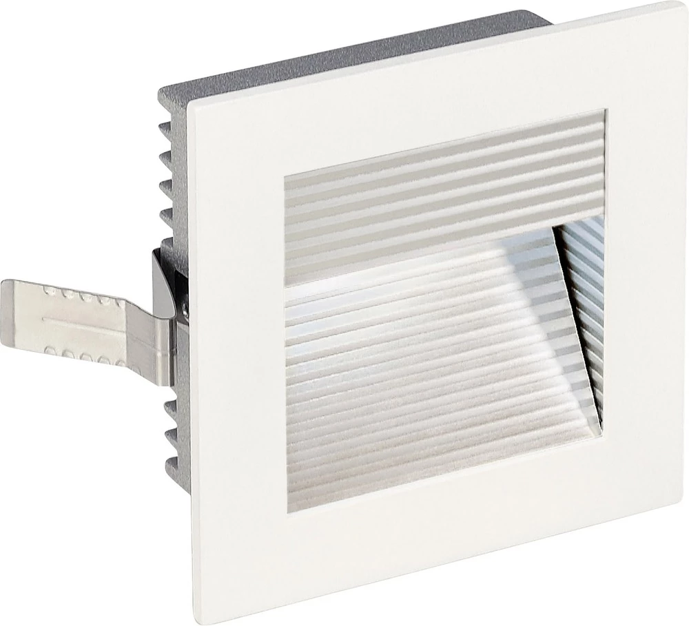 Ugradna LED-svjetiljka SLV Frame Curve, 113290, 1 W, bijeleboje, aluminij slika