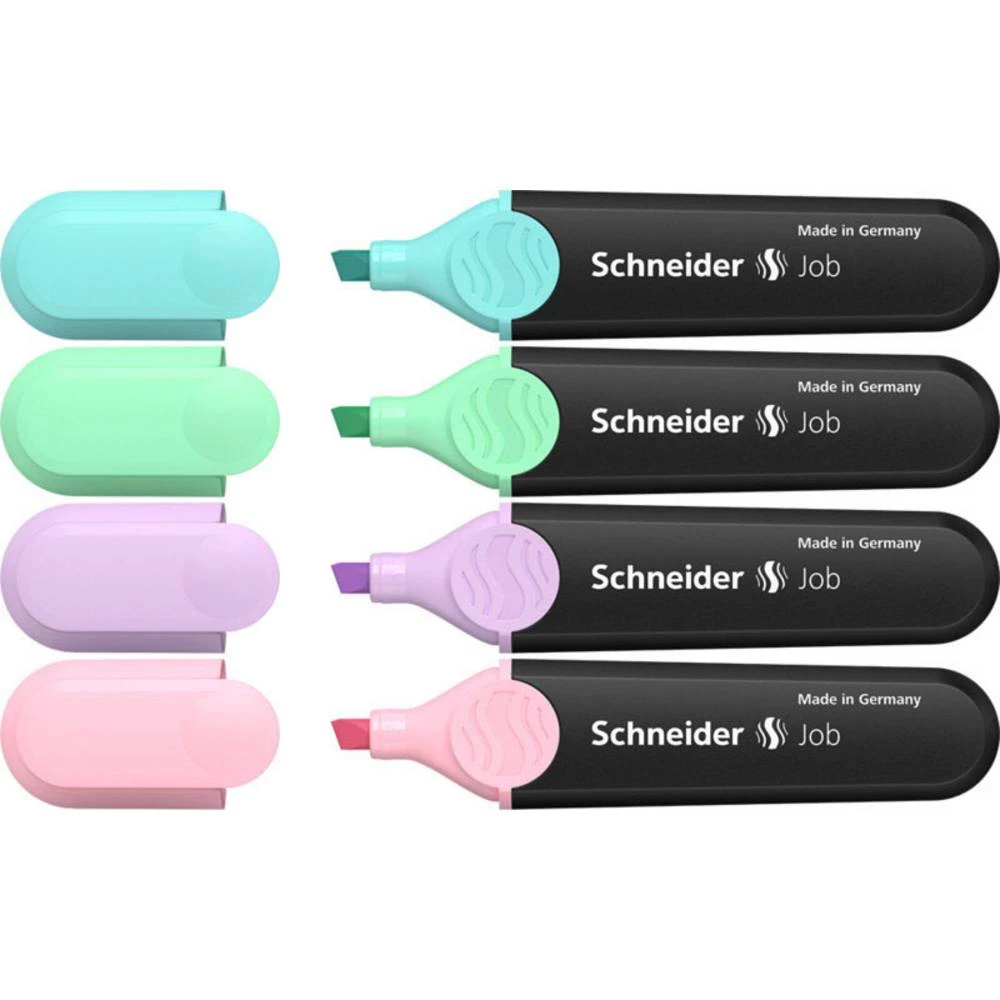 Schneider signir Textmarker Job pastell Etui 4 Stück 50-115098 1 St. slika