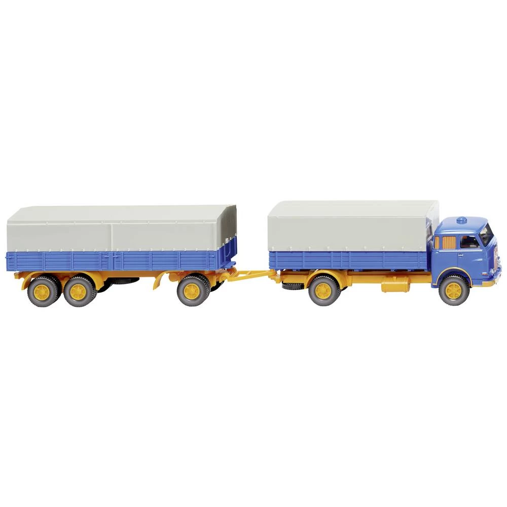 Wiking 041604 h0 MAN Prikolica s ravnom platformom Pausbacke slika