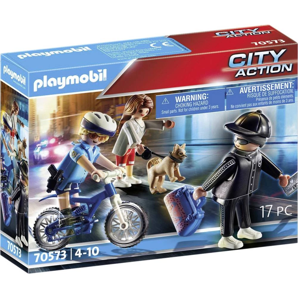 Playmobil® City Action Policijski bicikl: potraga za džeparošem 70573 slika