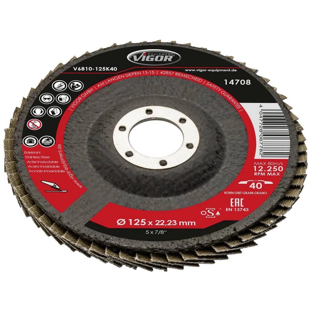 Vigor V6810-125K60 Set nazubljenih podloški promjer 125 mm   1 St. slika