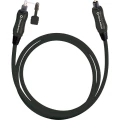 Oehlbach Toslink Digitalni audio Priključni kabel [1x Muški konektor Toslink (ODT) - 1x Muški konektor Toslink (ODT)] 15 m Crna slika