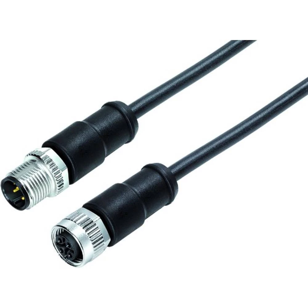 binder 77 0606 0605 50704-0200-20 utični konektor za senzor/aktivator, konfekcionirani ravni muški konektor, žženski kon slika