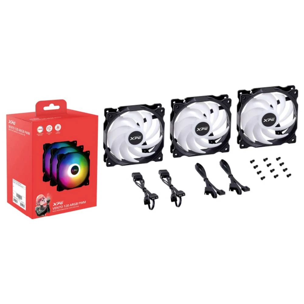 ADATA VENTO 120 ventilator za PC kućište crna slika